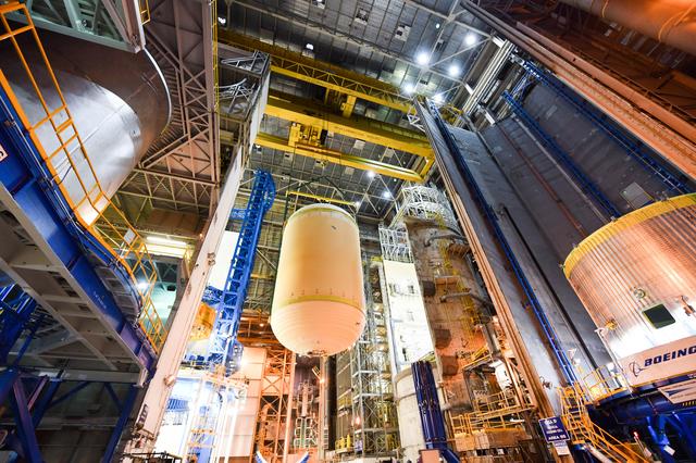 NASA image: Space Launch System Liquid Oxygen Tank Test Article Manufacturing at NASA’s Michoud Assembly Facility